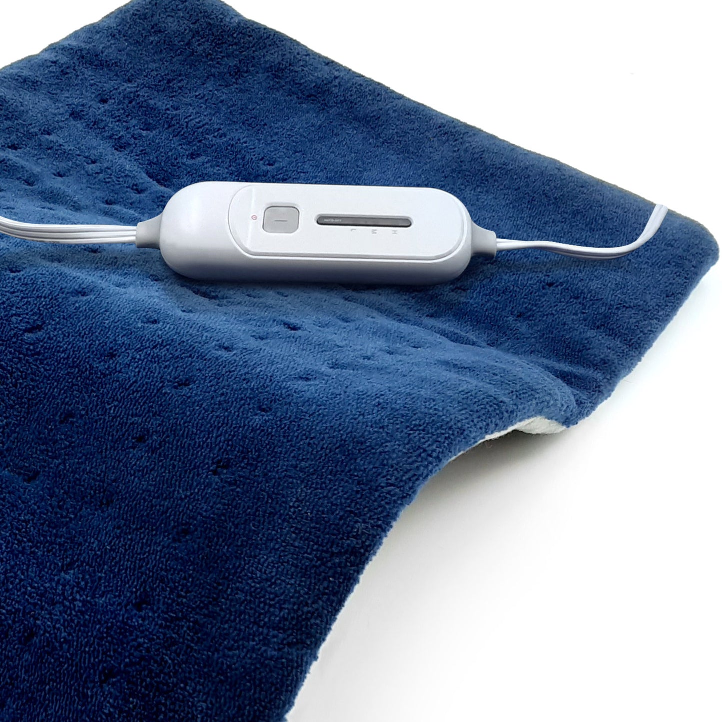 Dr Relief by SUNAID Full Back Heating Pad Fast Heating Wrap with Auto Shut Off for Back, Neck and Shoulder, Abdomen, Waist Pain Relief, Dry/Moist Option (12"x24", Navy)