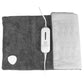 Dr Relief by SUNAID Full Back Heating Pad Fast Heating Wrap with Auto Shut Off for Back, Neck and Shoulder, Abdomen, Waist Pain Relief, Dry/Moist Option (12"x24", Gray)
